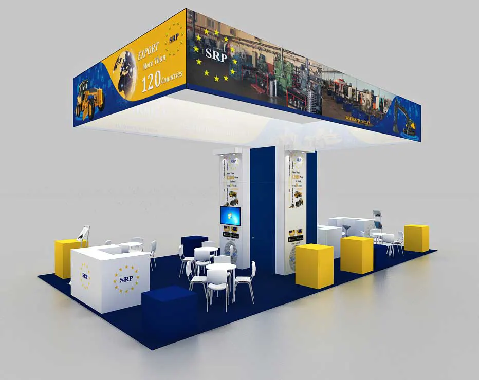Top 5 Best Trade Show Booth Rental Companies in Anaheim 6 20x40 acual size