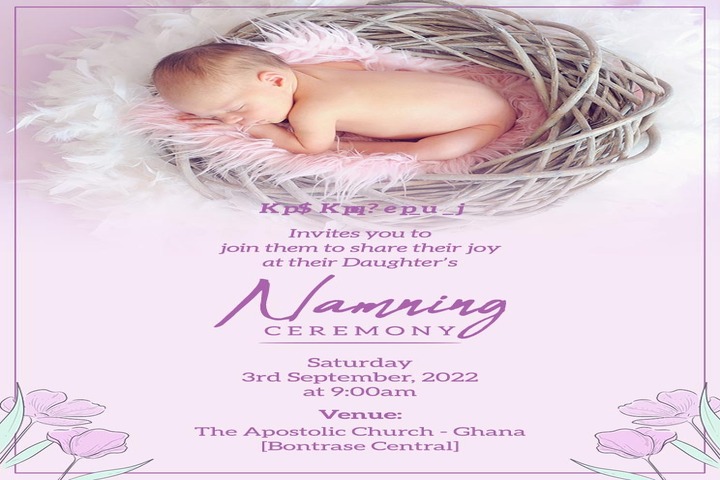 What are the best themes for birth ceremony invitation?