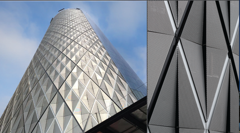 Transform Your Building with Unique Façade Design 2 aluminum composite sheets