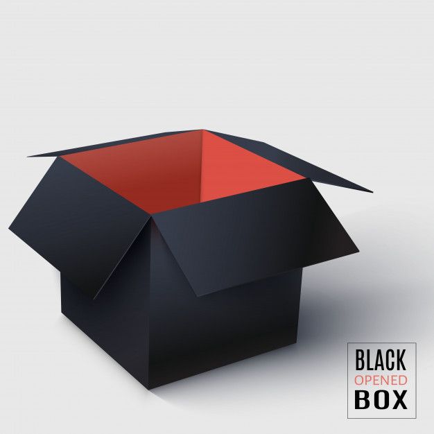 Ultimate Guide to Custom Printed Kraft Boxes for Your Business 1 Black Opened Square Box With Red Inside