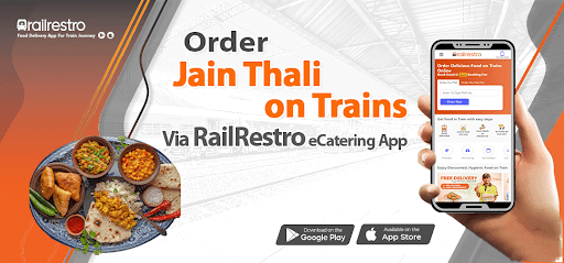 Order Jain Thali on Trains Via RailRestro eCatering App 1 Order Jain Thali on Trains