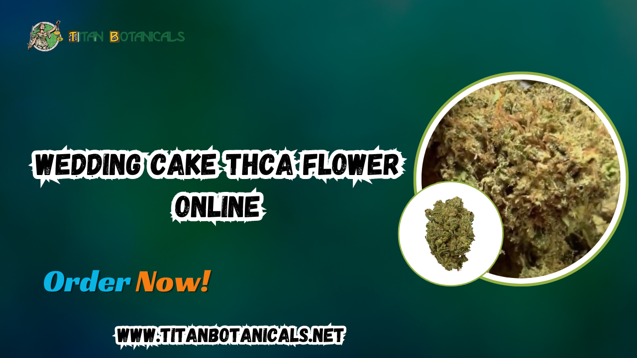 Experience the Best Wedding Cake THCa Flower Online at Titan Botanicals