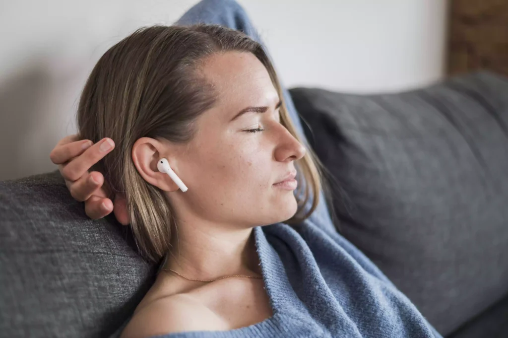 Electric Neck Massager for Lifting and Firming Face: Tips and Tricks with a Smart Neck Massager 2 women relaxing after using smart neck masager