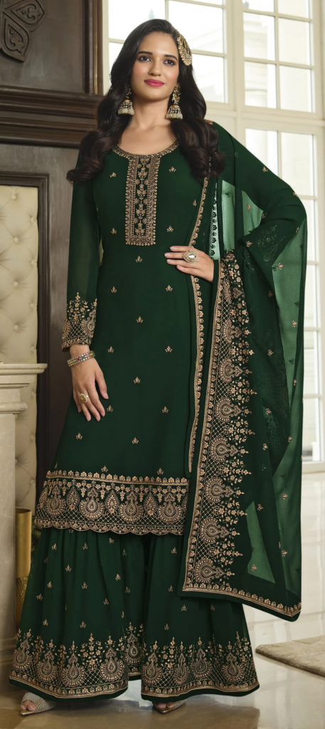 Unveil the Opulence: Exclusive Indian Wedding Dresses for the Modern Bride 3 wedding Sharara