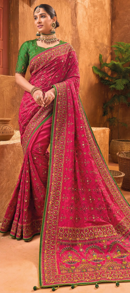 Unveil the Opulence: Exclusive Indian Wedding Dresses for the Modern Bride 4 Wedding Saree