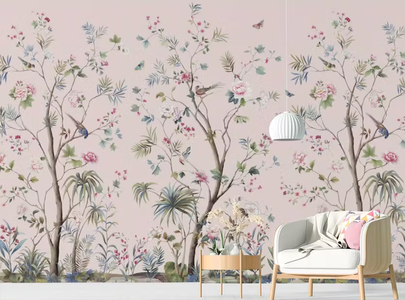 Discover the Perfect Floral Wallpaper: From Soft Blossoms to Bold Navy Flowers 2 image 2024 09 23T09 40 10 372Z