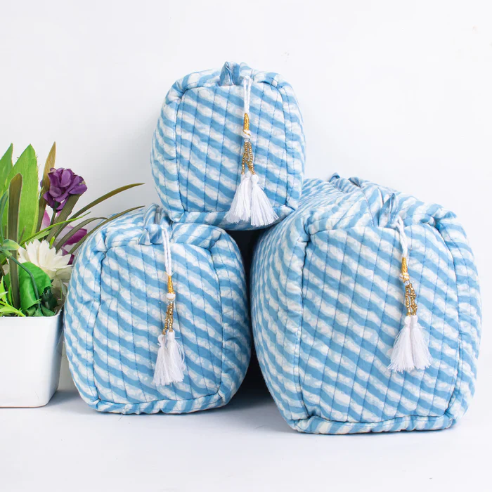 What Makes Hand Block Print Cotton Makeup Bag Unique Compared To Other Printed Bags 1 What Makes Hand Block Print Cotton Makeup Bag Unique Compared To Other Printed Bags