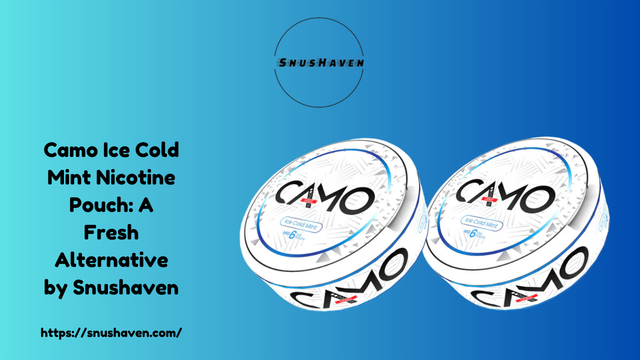 Camo Ice Cold Mint Nicotine Pouch: A Fresh Alternative by Snushaven 1 Camo Ice Cold Mint Nicotine Pouch: A Fresh Alternative by Snushaven