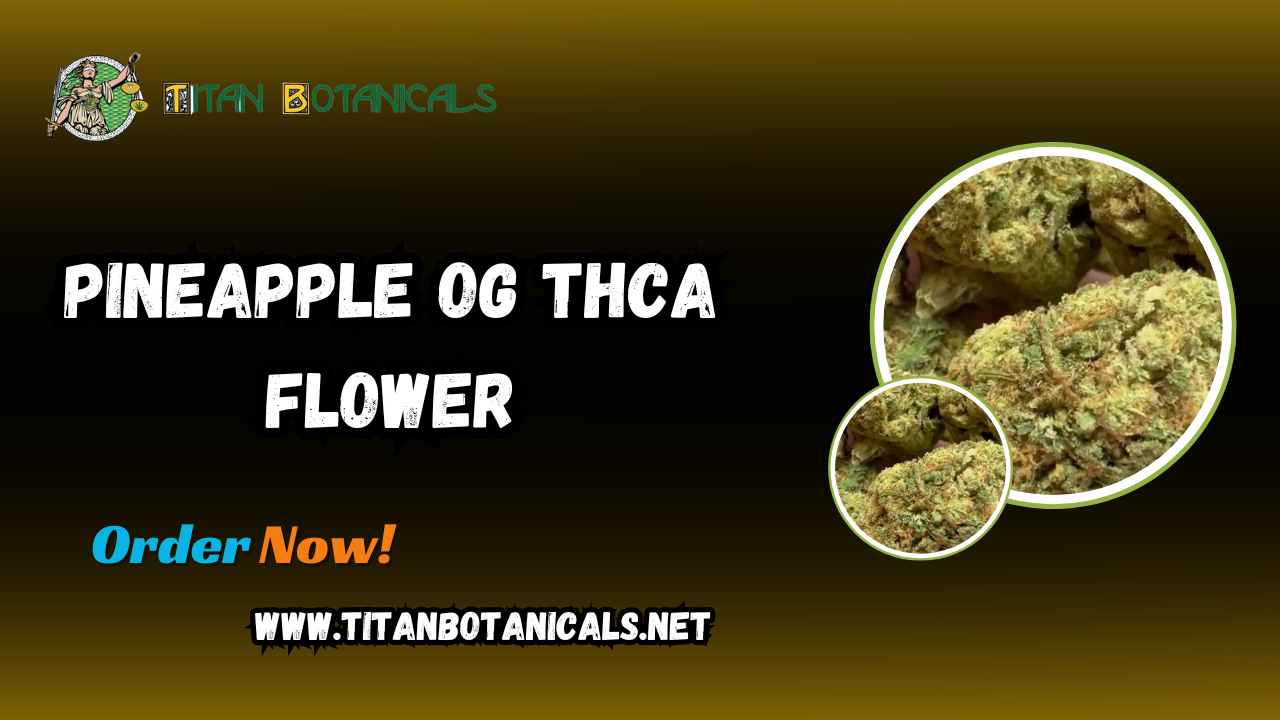 The Tropics with Pineapple OG THCA Flower from Titan Botanicals 1 The Tropics with Pineapple OG THCA Flower from Titan Botanicals