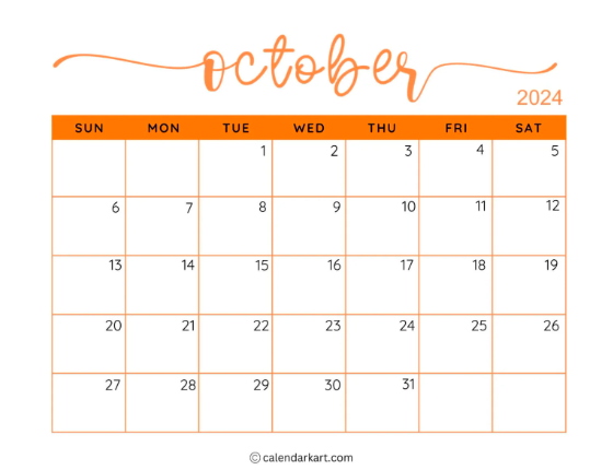 October 2024 Calendar for Teachers: Plan Your Lessons and Activities 1 October 2024 Calendar for Teachers: Plan Your Lessons and Activities