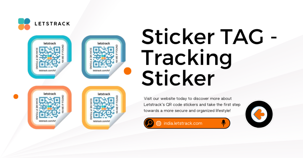 Secure Your Belongings with Letstrack’s Unique QR Code Stickers 2 tracking sticker