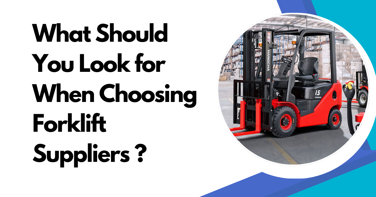 What Should You Look for When Choosing Forklift Suppliers ? 1 What Should You Look for When Choosing Forklift Suppliers ?