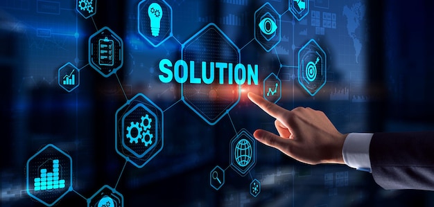 Comprehensive IT Solutions for Businesses | Expert IT Support 1 solution businessman pressing touch screen interface inscription solutions business concept internet concept 161452 10261
