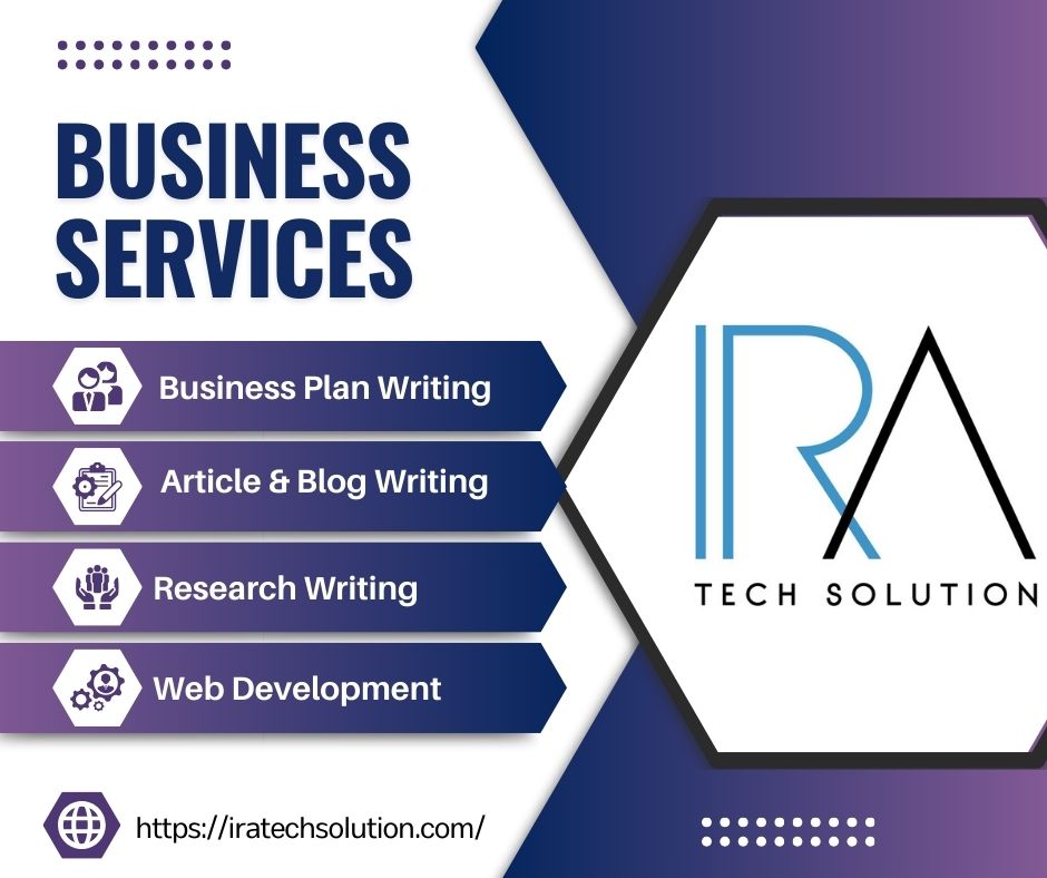 Expert Business Plan Consultant – Take Your Business to New Heights with IRA Tech Solution 1 Expert Business Plan Consultant – Take Your Business to New Heights with IRA Tech Solution
