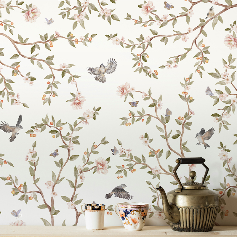 Transform Your Space: Discover the Magic of Wallpaper Murals 2 Summer Roses Wallpaper