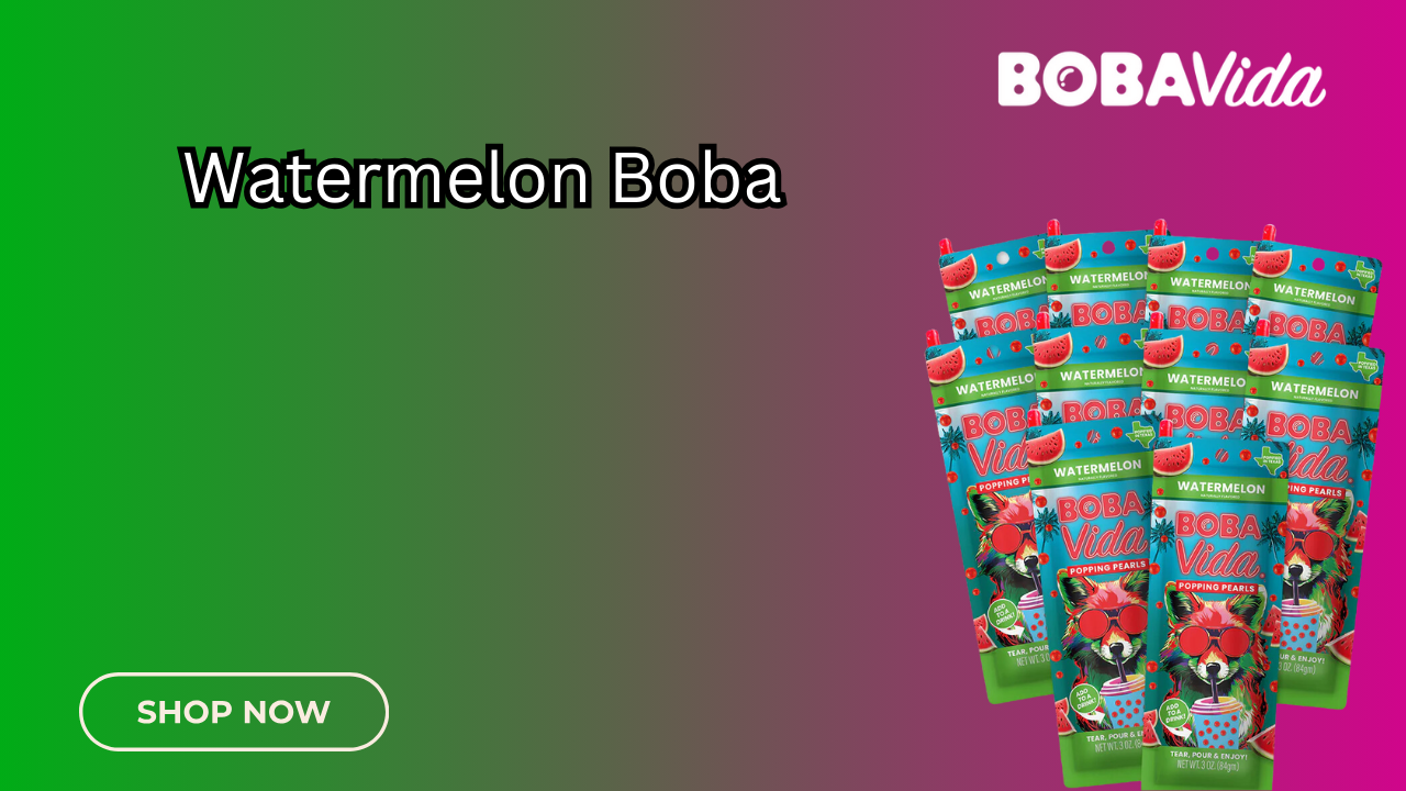 Watermelon Boba: A Refreshing Burst of Flavor with Boba Vida 1 Watermelon Boba: A Refreshing Burst of Flavor with Boba Vida