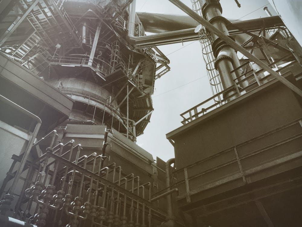 The Growing Importance of API 15LR in Offshore Operations 3 Grey industrial pipes in a factory