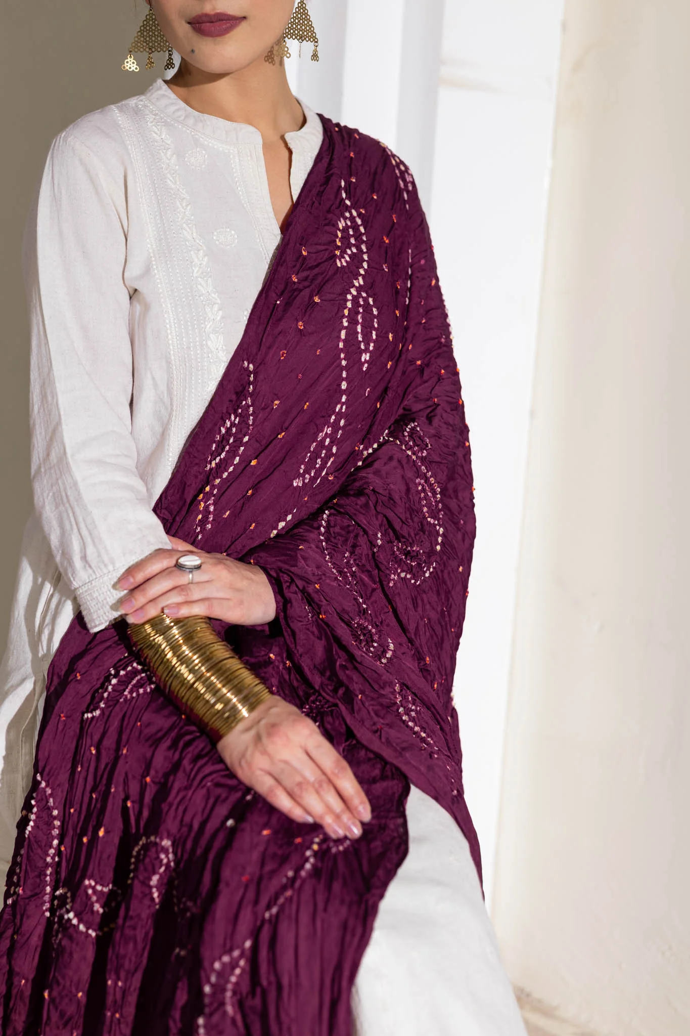 Bandhani Lagdi Patta Dupattas: A Heritage Craft from Gujarat and Rajasthan 1 Bandhani Lagdi Patta Dupattas: A Heritage Craft from Gujarat and Rajasthan
