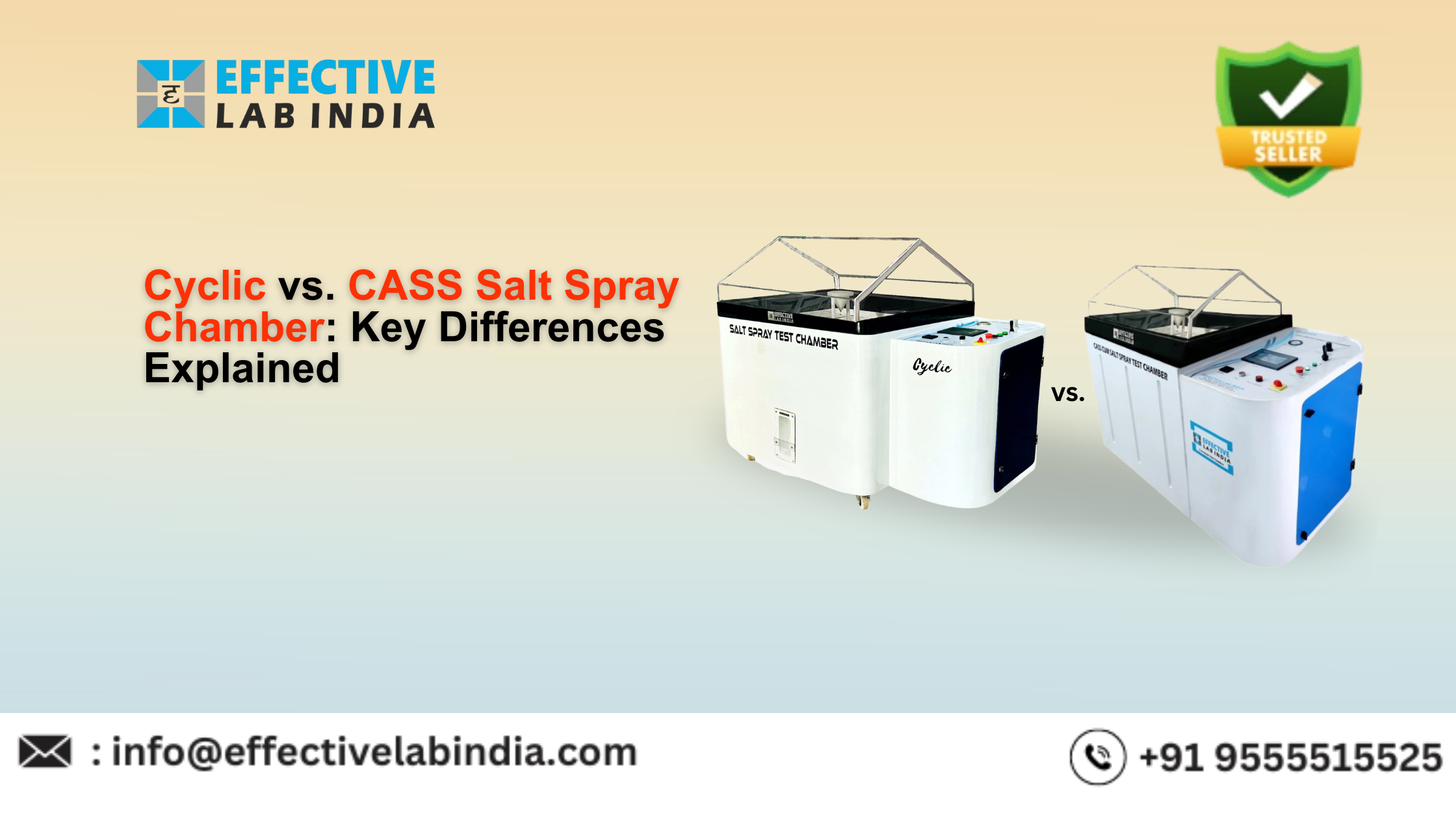 Cyclic vs CASS Salt Spray Chamber: Key Differences Explained 1 Cyclic vs CASS Salt Spray Chamber: Key Differences Explained