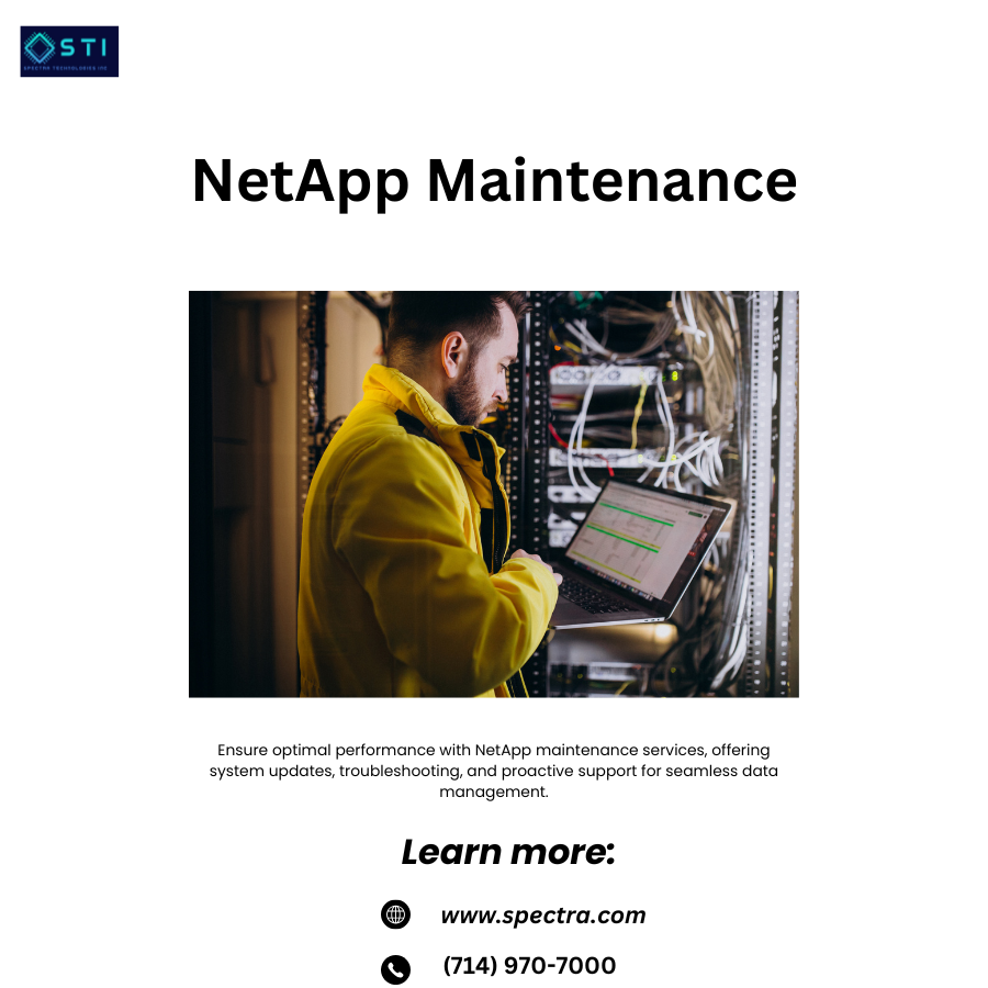 Spectra Technologies Inc: Affordable NetApp Maintenance Services 1 Spectra Technologies Inc: Affordable NetApp Maintenance Services