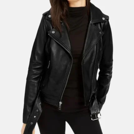 Top 10 Best Leather Jackets for Women 1 black leather jacket