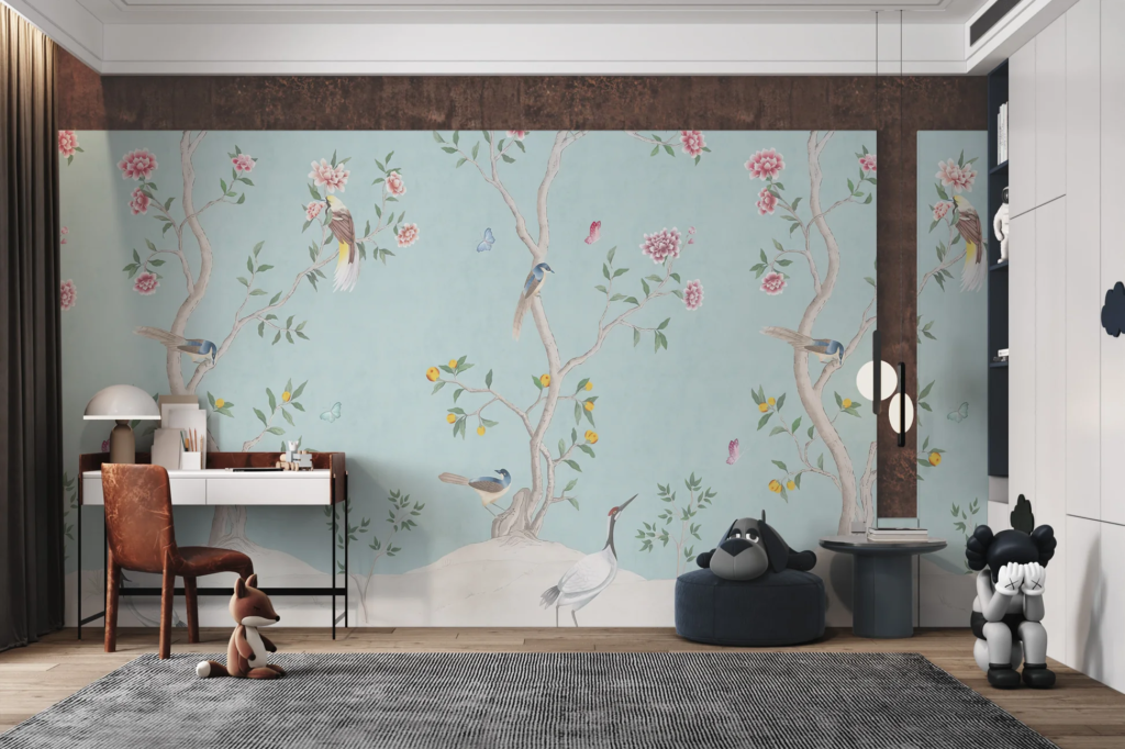 Wallpapers That Bloom: Floral Patterns for a Fresh and Natural Home Makeover 4 image 2024 12 17T04 29 36 214Z