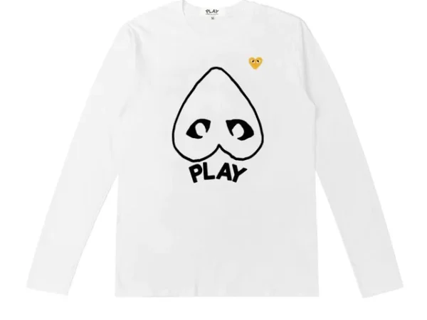 CDG Men Yellow Heart Logo Sweatshirt: Premium Quality and Craftsmanship