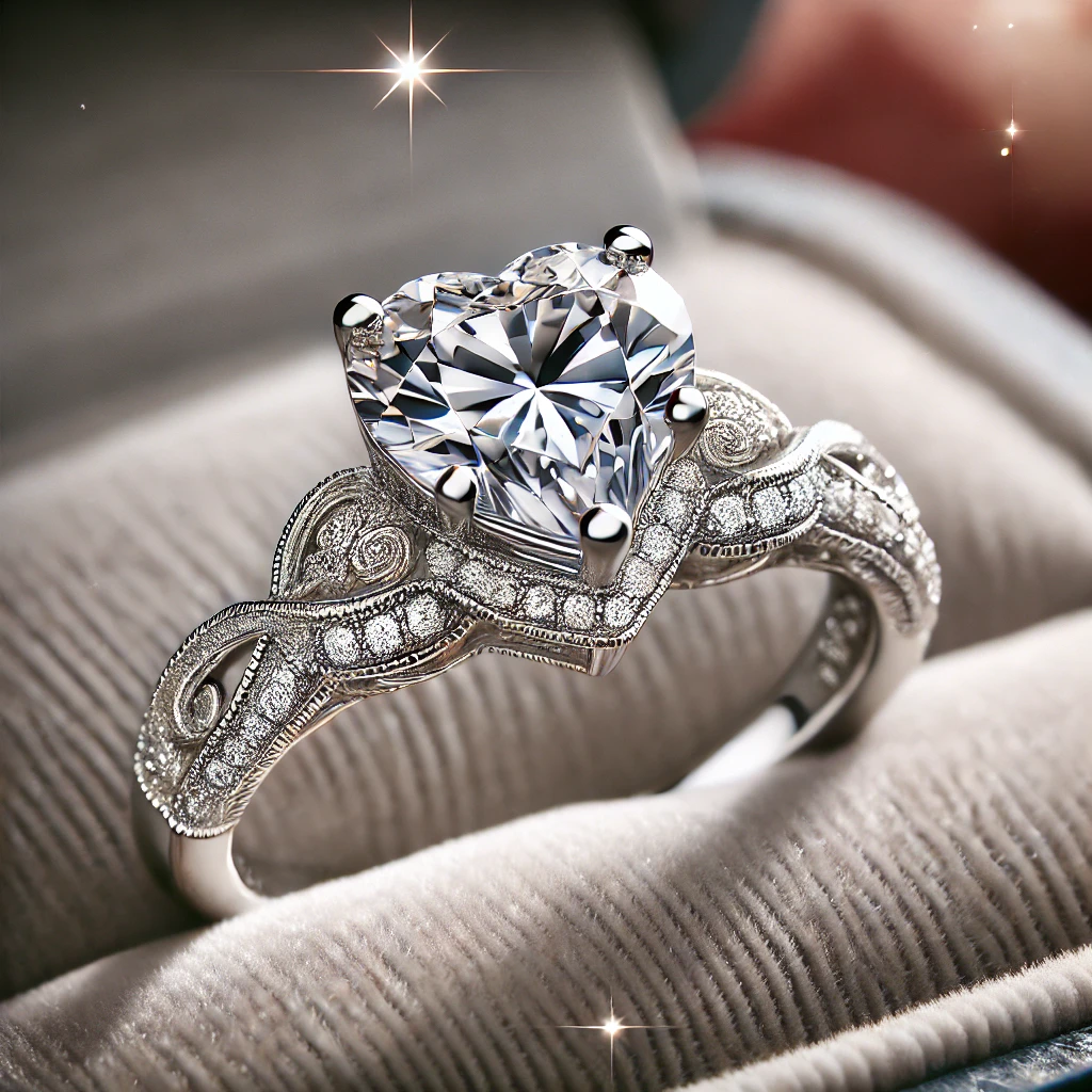 Perfect Heart-Shaped Engagement Ring | Top Tips 2 heart shapes engagement ring