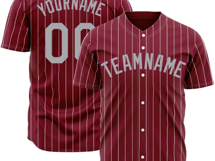 Custom Crimson Baseball Jersey: Style, Performance, and Team Spirit
