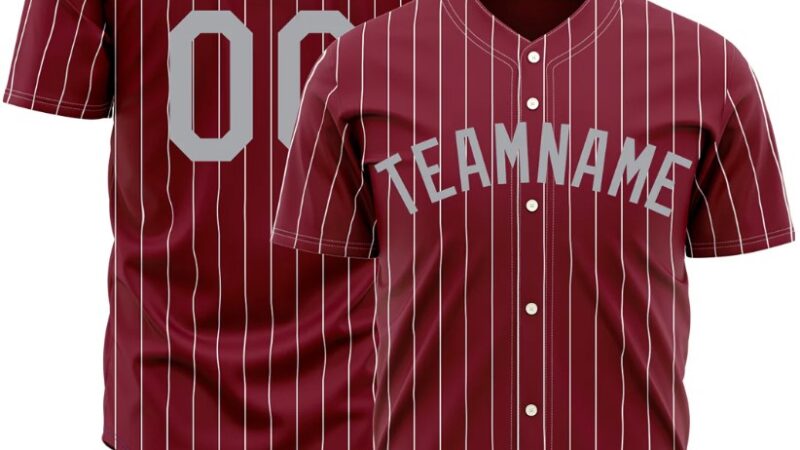 Custom Crimson Baseball Jersey: Style, Performance, and Team Spirit