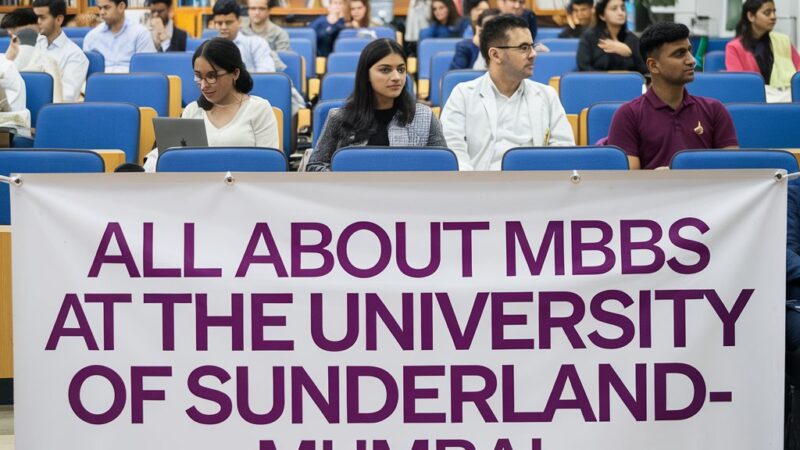 All About MBBS at the University of Sunderland- Mumbai