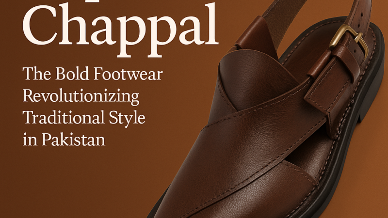 Kaptaan Chappal: The Bold Footwear Revolutionizing Traditional Style in Pakistan