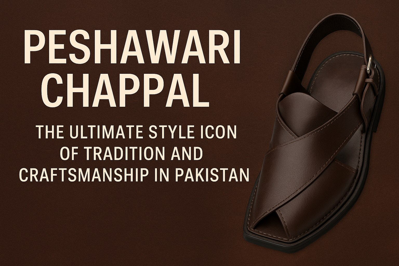 Peshawari Chappal: The Ultimate Style Icon of Tradition and Craftsmanship in Pakistan