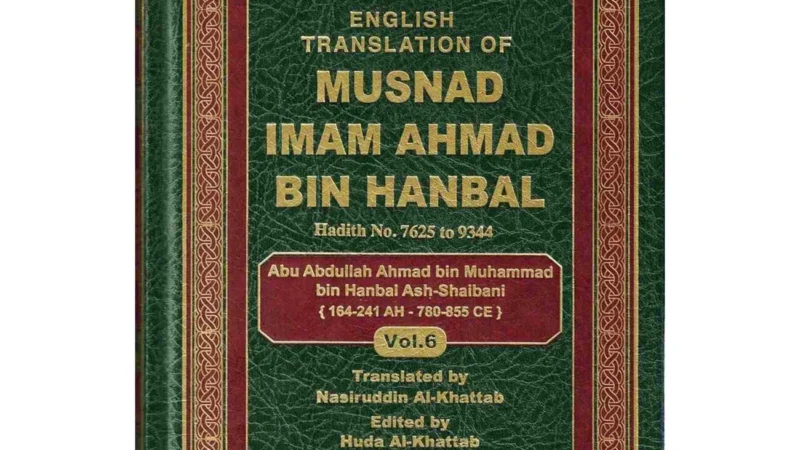 English Translation of Musnad Imam Ahmad Bin Hanbal Vol 6 (Hadith 7625-9344)