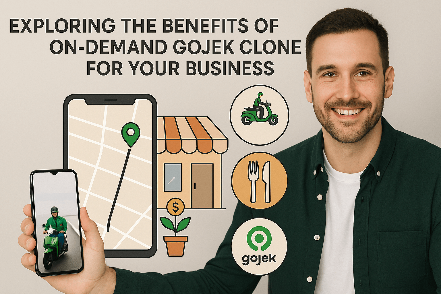 Exploring the Benefits of an On-Demand Gojek Clone App for Your Business 1 Exploring the Benefits of an On-Demand Gojek Clone App for Your Business