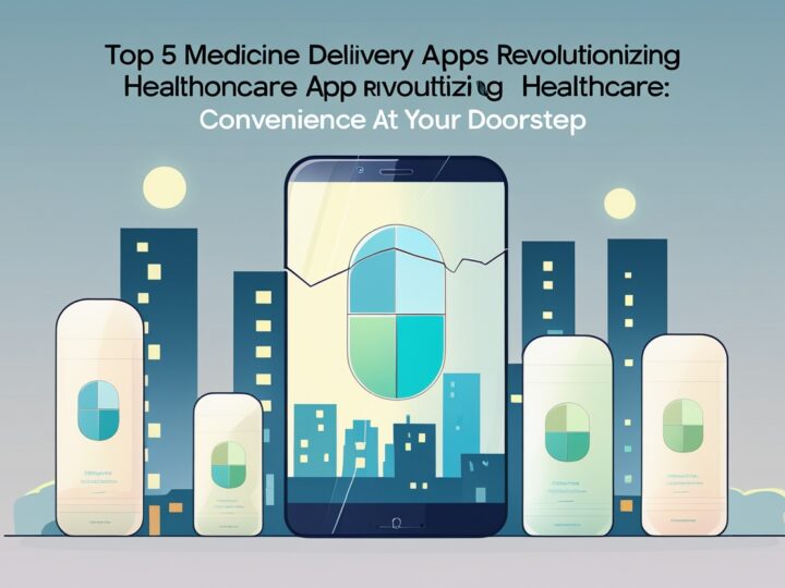 Top 5 Medicine Delivery Apps Revolutionizing Healthcare: Convenience at Your Doorstep