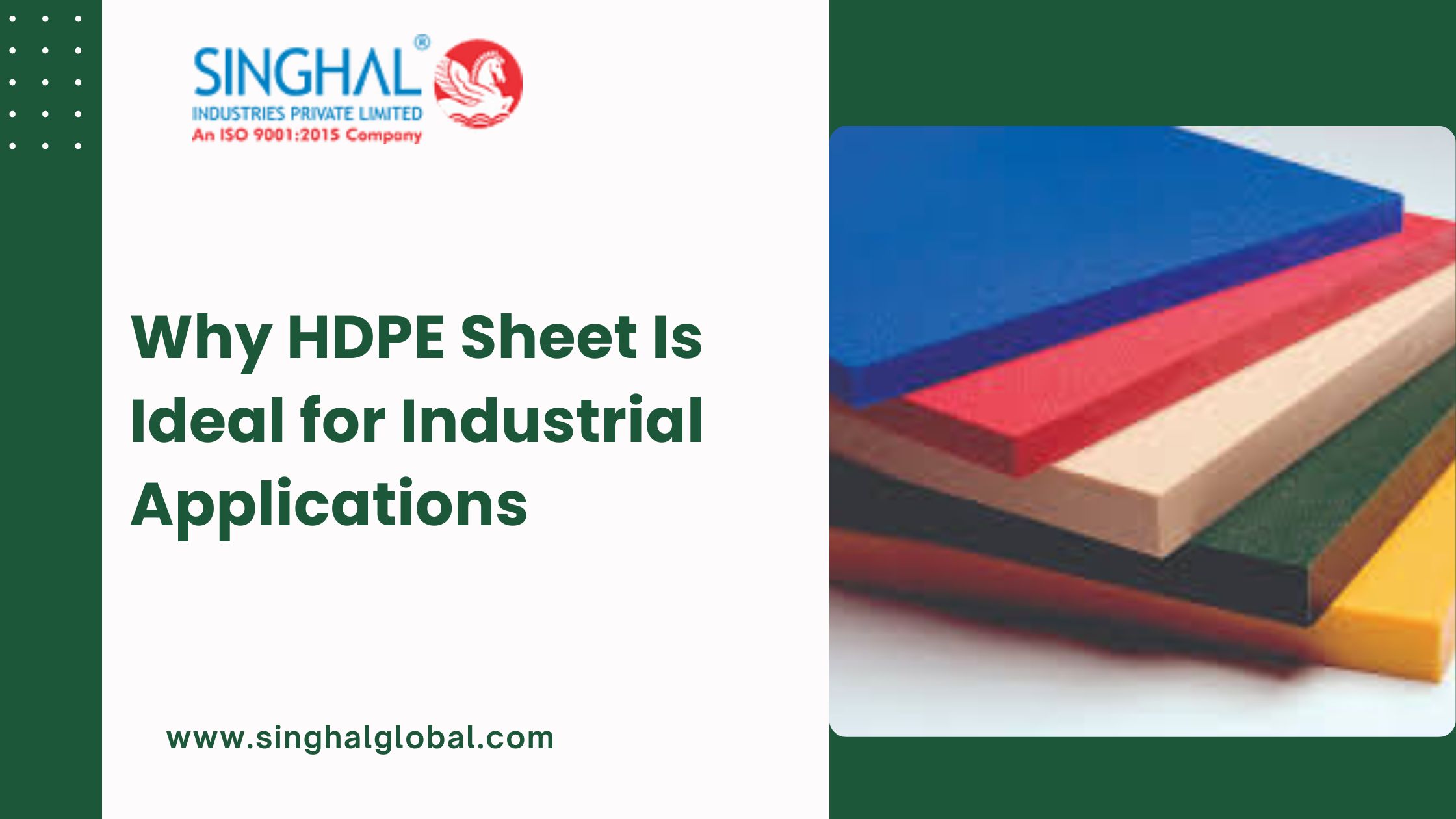Why HDPE Sheet Is Ideal for Industrial Applications 1 Why HDPE Sheet Is Ideal for Industrial Applications