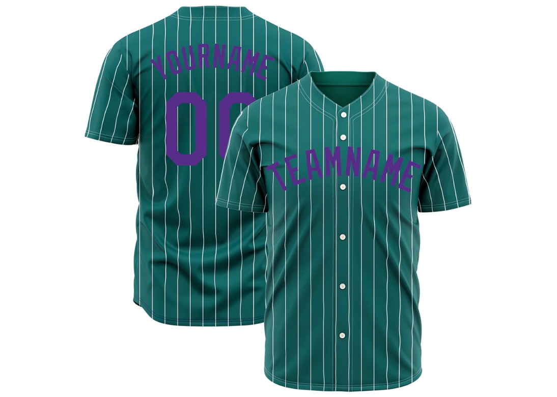Custom Teal Baseball Jersey: A Stylish Statement for Team Unity and Performance 1 Custom Teal Baseball Jersey: A Stylish Statement for Team Unity and Performance