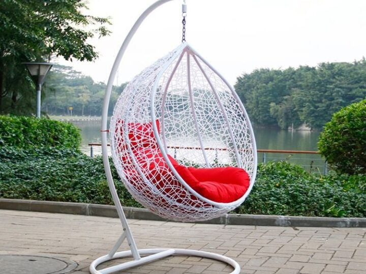 Modern Swing Chair with Stand – Perfect for Living Room or Balcony