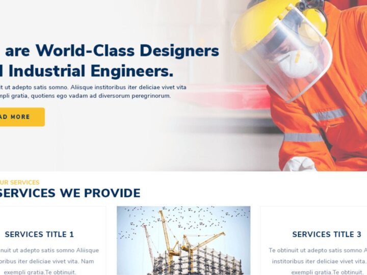 Is a Free Industrial WordPress Theme Good Enough?