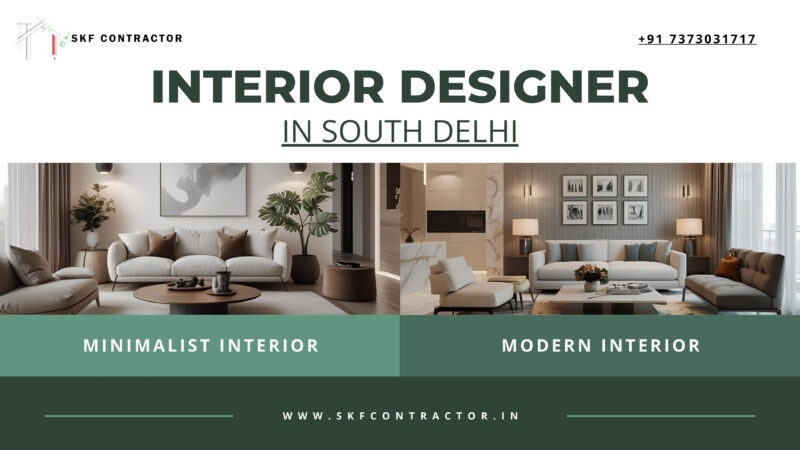Find the Right Interior Designers in South Delhi for Your Dream Project