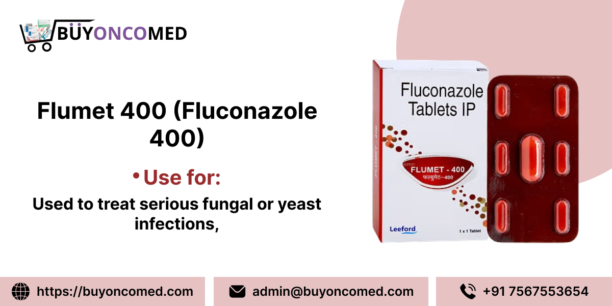 Buy Flumet 400 Fluconazole – Original Antifungal Tablets at Best Price | Buyoncomed 1 Buy Flumet 400 Fluconazole – Original Antifungal Tablets at Best Price | Buyoncomed