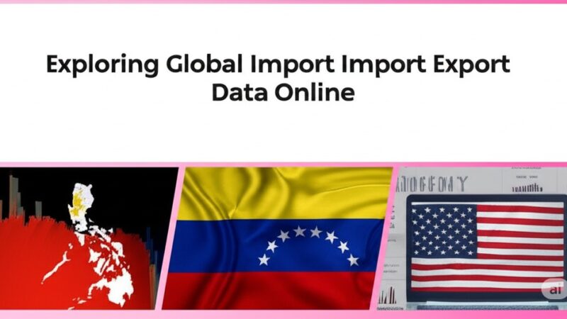 Exploring Global Import Export Data Online: Insights from the Philippines, Venezuela, and the USA