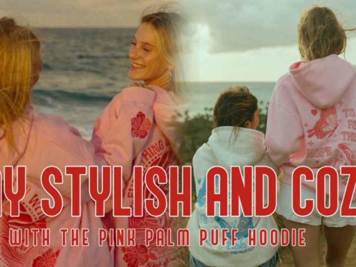 Pink Palm Puff & Hoodie: Redefining Streetwear with Bold Color and Cozy Style