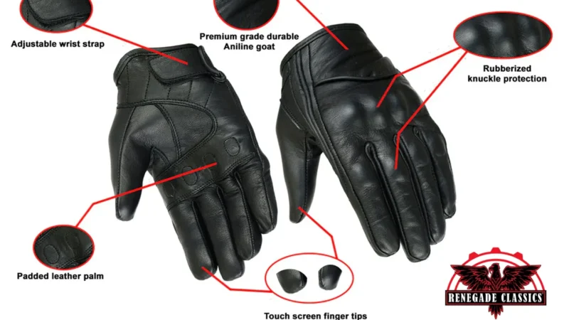 Best Men’s Motorcycle Gloves for Safety and Style