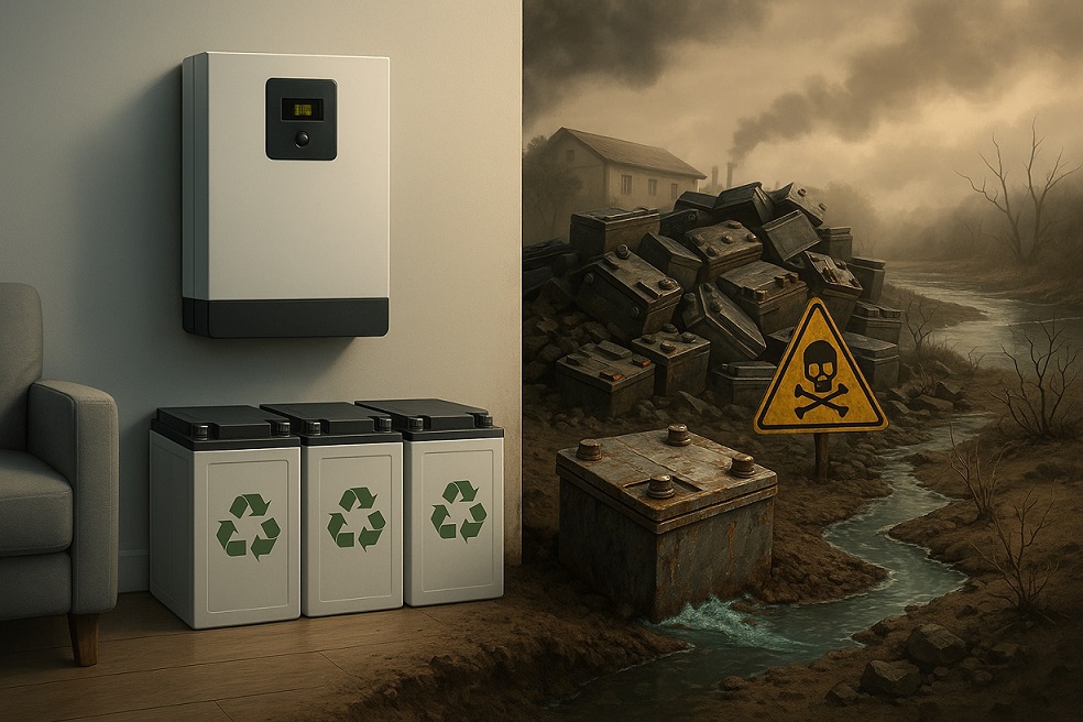 The Hidden Impact of Backup Batteries on the Environment