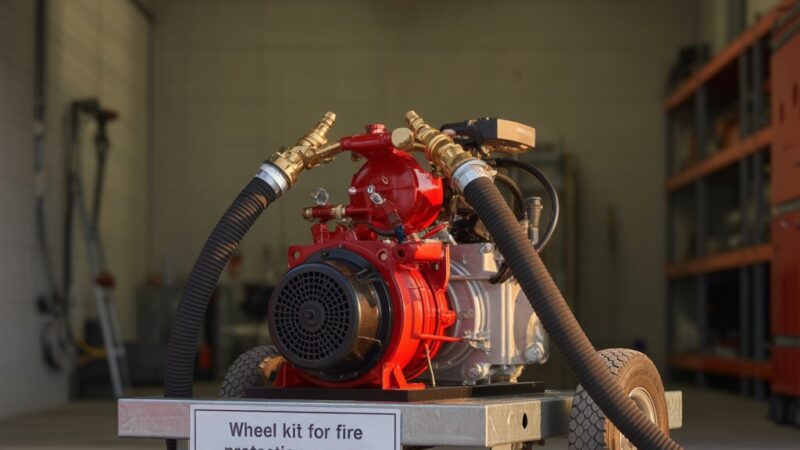 Wheel Kit for Fire Protection Pumps: Making Emergency Equipment Mobile and Effective