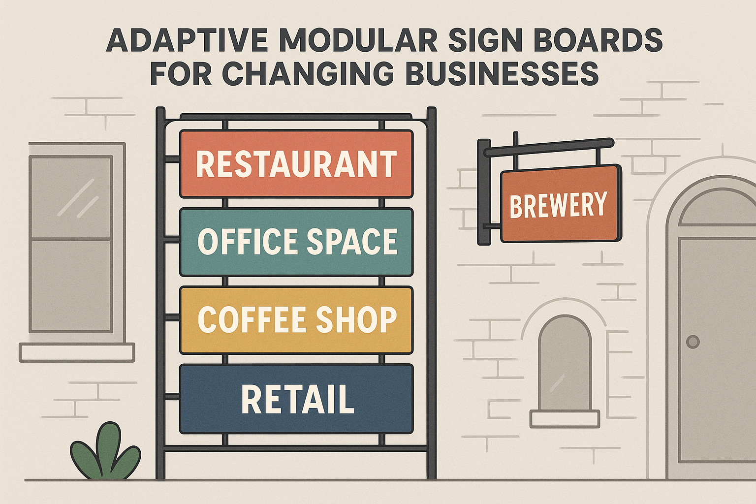Adaptive Modular Sign Boards for Changing Businesses 1 Adaptive Modular Sign Boards for Changing Businesses