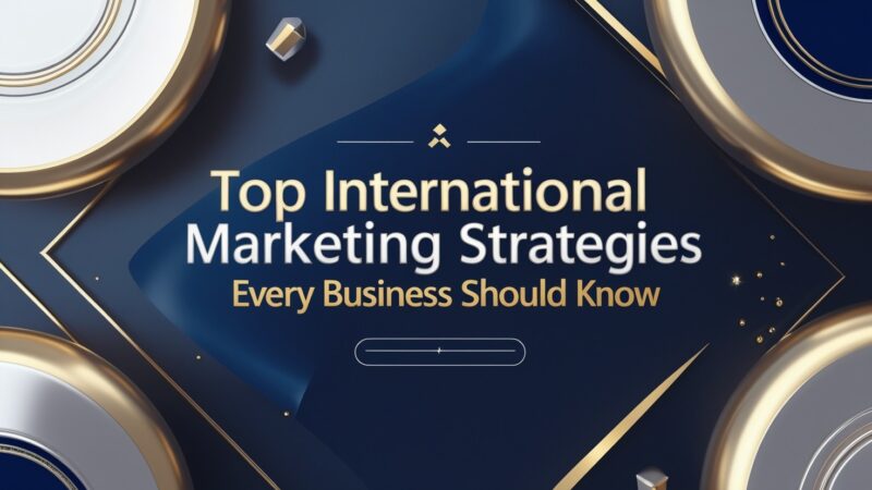 Top International Marketing Strategies Every Business Should Know