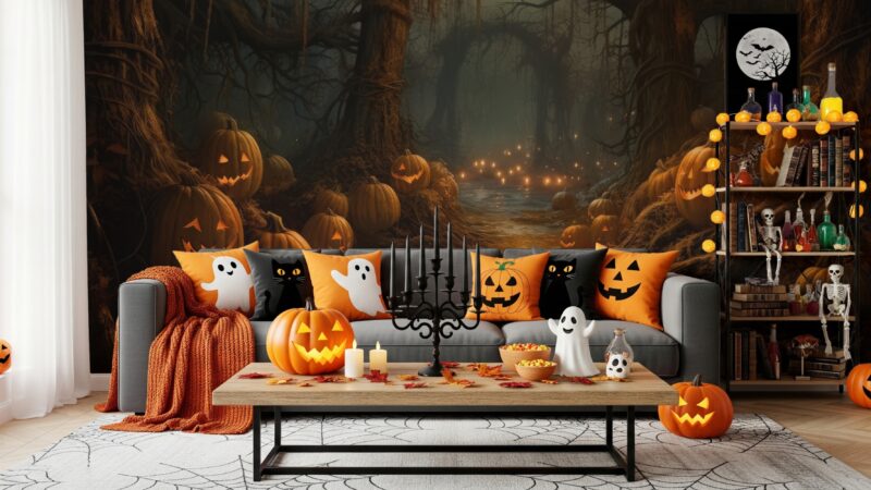 How to Choose the Perfect Spine-Chilling Halloween Wallpaper for Spooky Home Decor